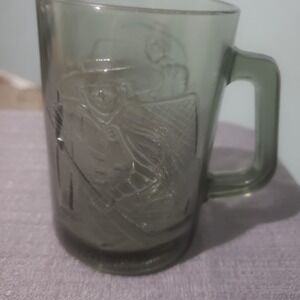 McDONALD'S HAMBURGLAR HOCKEY GOALIE‎ GLASS MUG CUP